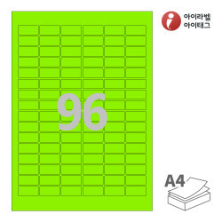 30 x 14 (mm) CL566TG 초록색 모조지