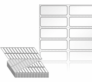 40 x 14 (mm) ZL040014LG 흰색 아트 광택지 [12,000라벨/Box]