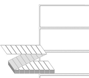 85 x 35 (mm) ZL8535DT 흰색 감열지 [4,000라벨/Box]