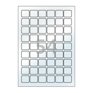 26 x 29.53 (mm) CL554LT 투명 PET 방수