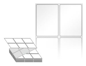 45 x 65 (mm) ZL045065LG 흰색 아트 광택지 [3,000라벨/Box]