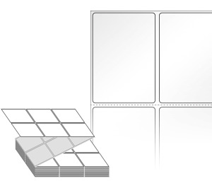 45 x 65 (mm) ZL045065LG 흰색 아트 광택지 [3,000라벨/Box]
