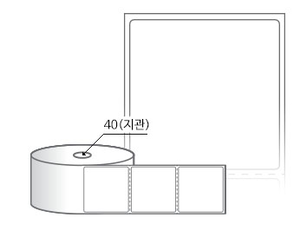 RS7065DT 라벨크기: 70 x 65 (mm) , 지관: 40mm [500라벨/Roll]