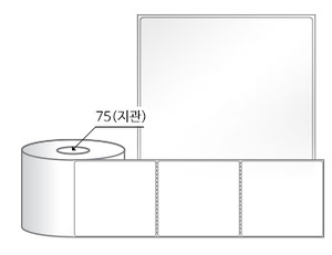 RL100107LG(아트지) 라벨크기: 100 x 107 (mm), 지관: 75mm [1,000라벨/Roll]