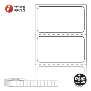 RS4022DT (40지관), 흰색 감열라벨, 40 x 22 (mm) [1,250 라벨/Roll]