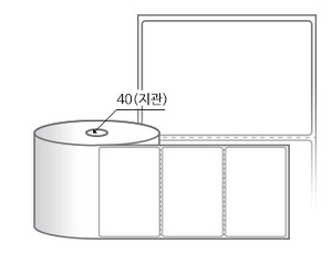 RS10067DT 라벨크기: 100 x 67 (mm) , 지관: 40mm [500라벨/Roll]