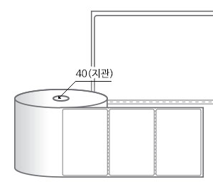 RS10067DT 라벨크기: 100 x 67 (mm) , 지관: 40mm [500라벨/Roll]