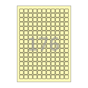 15 x 15 (mm) CL576Y 연노란색 모조지