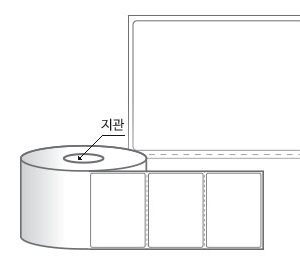 RL9065DT 라벨크기: 90 x 65 (mm) , 지관: 75mm [2,000라벨/Roll]