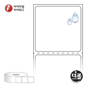 RS4039PP (40지관), 흰색(방수) PP, 40 x 39.333 (mm) , 지관: 40mm  [1,500라벨/Roll]
