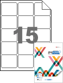 65 x 55 (mm) RV235 흰색 모조 시치미