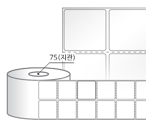 RL045035LG(아트지) 라벨크기: 45 x 35 (mm) , 지관: 75mm [8,000라벨/Roll]