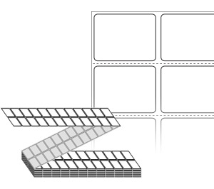 35 x 27 (mm) ZL035027DT 흰색 감열지 [12,000라벨/Box]