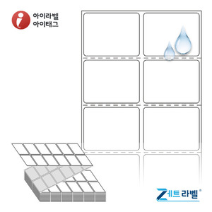 ZL040031PPDT, 흰색(방수) PP 감열라벨, 40 x 31 (mm) [6,000라벨/Box]