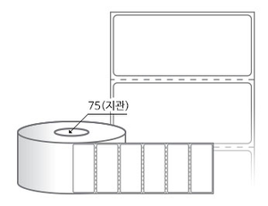 RL7031DT(감열지) 라벨크기: 70 x 31 (mm), 지관: 75mm [4,000라벨/Roll]