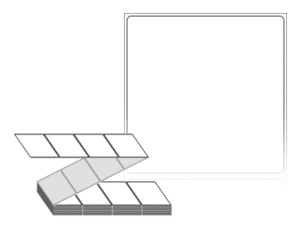 80 x 80 (mm) ZL8080DT 흰색 감열지 [2,000라벨/Box]