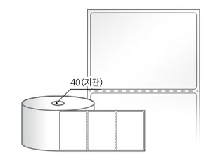 RS8056LG(아트지) 라벨크기: 80 x 56 (mm) , 지관: 40mm [1,000라벨/Roll]