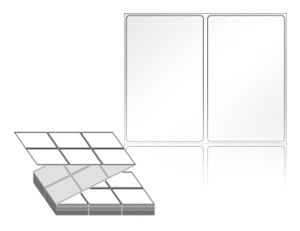 50 x 82 (mm) ZL050082LG 흰색 아트 광택지 [3,000라벨/Box]