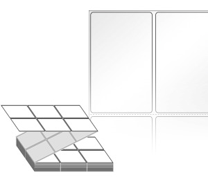 50 x 82 (mm) ZL050082LG 흰색 아트 광택지 [3,000라벨/Box]