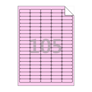 31 x 10 (mm) RV505P 분홍색 모조 시치미