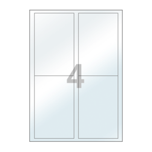 89 x 141.5 (mm) CL422LT 투명 PET 방수