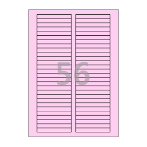80 x 10 (mm) CL656P 분홍색 모조지