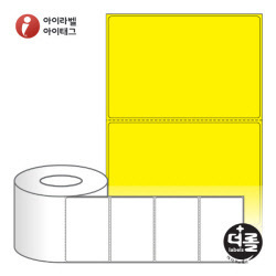 RL10067YDT, 노란색 감열라벨, 100 x 66.85 (mm), 지관 : 75mm [2,000라벨/Roll]