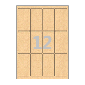 48 x 90 (mm) CL843KR 갈색 크라프트