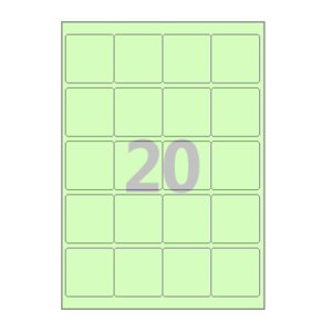 50 x 50 (mm) CL445G 연녹색 모조지