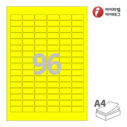 CL566TY, 노란색 모조, 30 x 14 (mm)