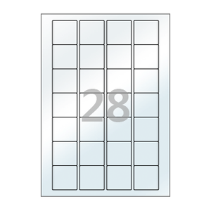 39.9 x 40.08 (mm) CL247LT 투명 PET 방수