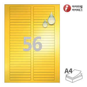 CL656KP, 금색 방수 레이저, 80 x 10 (mm)
