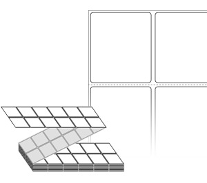 45 x 52 (mm) ZL045052DT 흰색 감열지 [6,000라벨/Box]