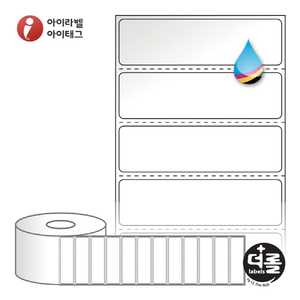 RJ7020LG, 흰색 고광택 잉크젯, 70 x 20 (mm) [1400라벨/Roll]