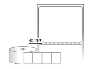 RS6048DT 라벨크기: 60 x 48 (mm) , 지관: 40mm [500라벨/Roll]