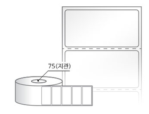 RL6031LG(아트지) 라벨크기: 60 x 31 (mm) , 지관: 75mm [4,000라벨/Roll]