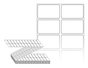 40 x 25 (mm) ZL040025DT 흰색 감열지 [12,000라벨/Box]