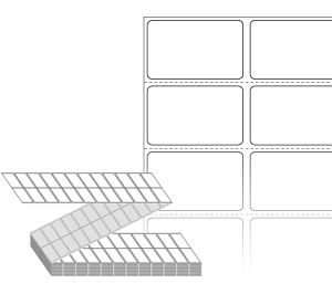 40 x 25 (mm) ZL040025DT 흰색 감열지 [12,000라벨/Box]