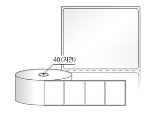 RS6552LG(아트지) 라벨크기: 65 x 52 (mm), 지관: 40mm [1,000라벨/Roll]