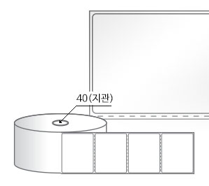 RS6552LG(아트지) 라벨크기: 65 x 52 (mm), 지관: 40mm [1,000라벨/Roll]