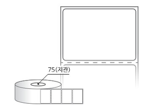 RL5035DT 라벨크기: 50 x 35 (mm) , 지관: 75mm [3,000라벨/Roll]