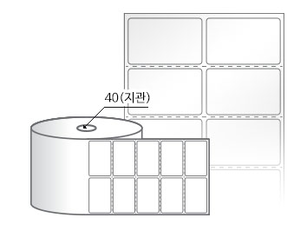 RS050031LG(아트지) 라벨크기: 50 x 31 (mm) , 지관: 40mm [4,000라벨/Roll]