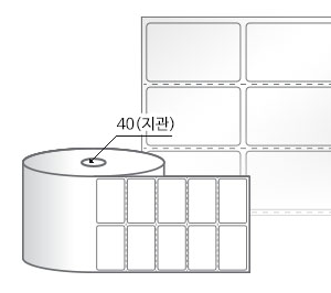 RS050031LG(아트지) 라벨크기: 50 x 31 (mm) , 지관: 40mm [4,000라벨/Roll]