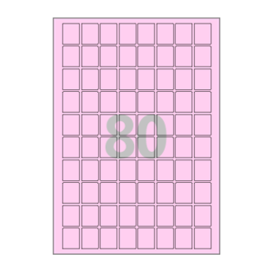 21 x 26 (mm) CL280P 분홍색 모조지