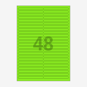 100 x 9 (mm) CL848TG 초록색 모조지