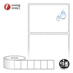 RS6044PPDT (40지관), 흰색(방수) PP 감열지, 60 x 44 (mm) [750라벨/Roll]
