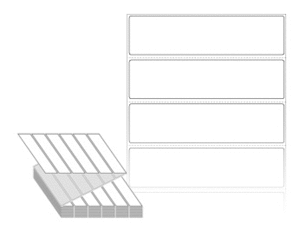 120 x 30 (mm) ZL12030DT 흰색 감열지 [3,000라벨/Box]
