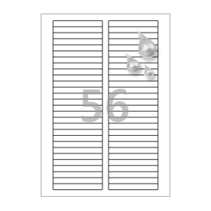 80 x 10 (mm) CL656MP 흰색 무광 방수