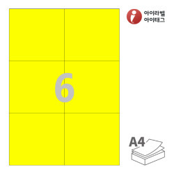 CL606TY, 노란색 모조, 105 x 99 (mm)