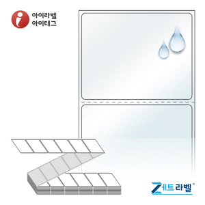 ZL6048LT, 투명(방수) PET, 60 x 48 (mm) [3,000라벨/Box]
